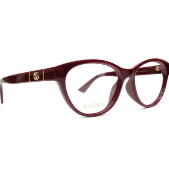 Gucci Women's Burgundy Oval Eyeglasses! - Picture 3 of 3